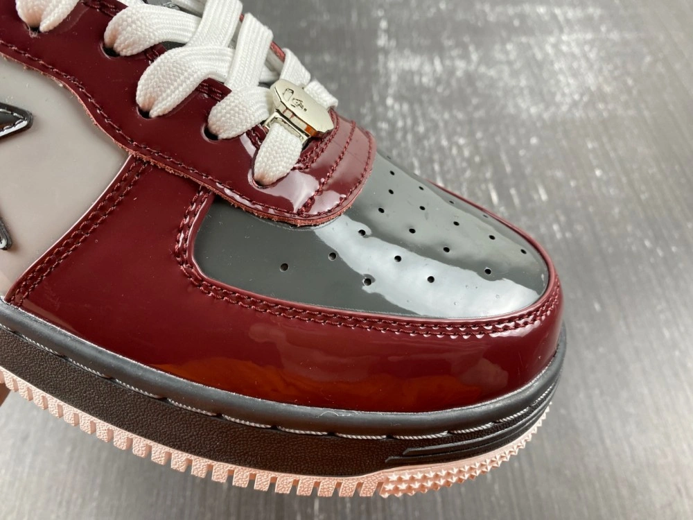 Lightweight A Bathing Ape Bape Sta Nostalgic Burgundy Grey 5317