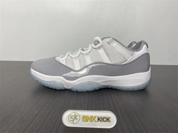 Breathable Jordan 11 Retro Low Cement Grey AV2187- 4079