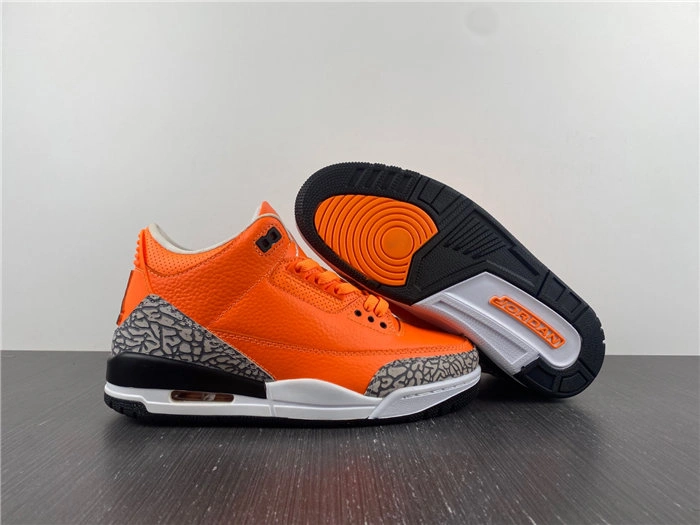 Practical Jordan 3 Retro Orange CT8532- 3833