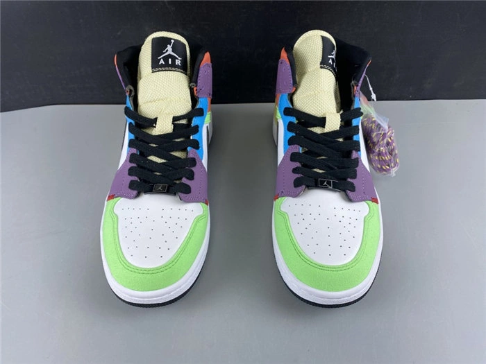 Jordan1 Mid SE Multi-Color CW1140- Unique 3755