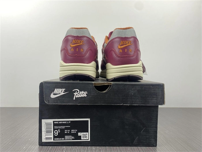 ModernLook Nike Air Max 1 Patta Waves Rush Maroon DO9549- 5198