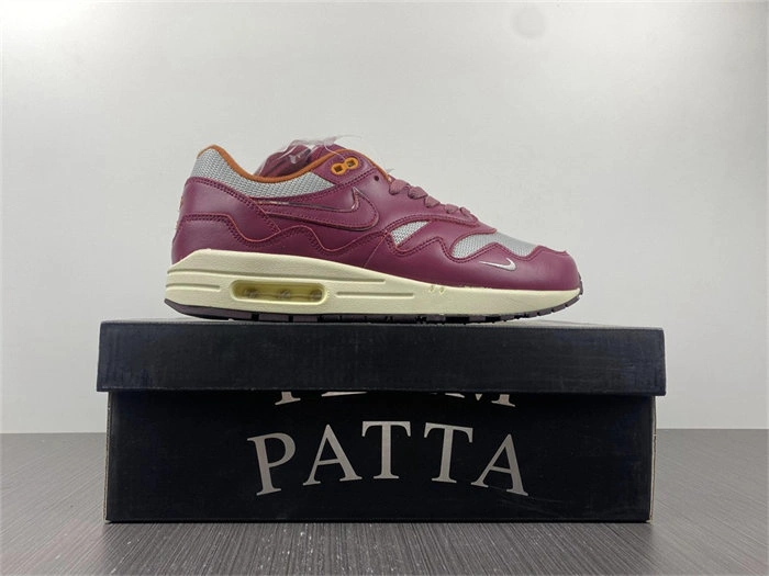 ModernLook Nike Air Max 1 Patta Waves Rush Maroon DO9549- 5198