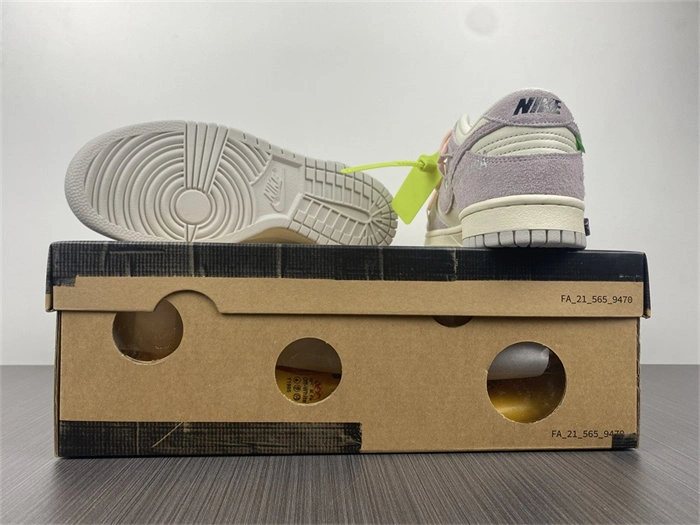 QuickDry Nike Dunk Low Off-White Lot 12 DJ0950- 5046