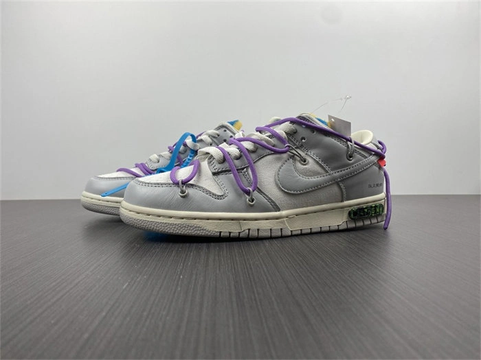 WrinkleFree Nike Dunk Low Off-White Lot 47 DM1602- 5083