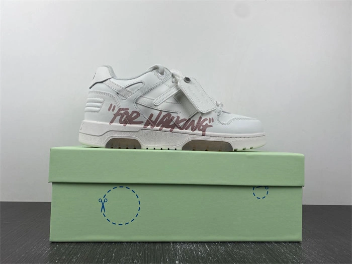 OFF-WHITE Out Of Office For Walking White Pink 0WIA259S22LEA Stretchable 3127